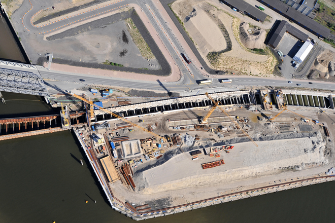 9- Hafencity Hamburg - U-Bahnbaustelle