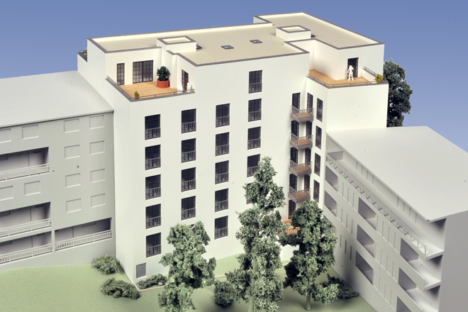 6- HochTief - Modell Wohnanlage