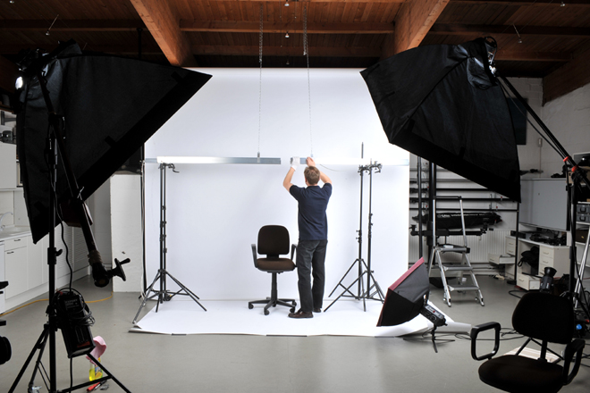 6- Studioaufnahme - technischer Aufbau